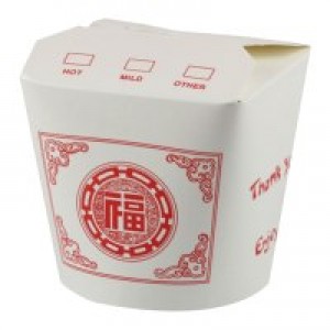 Indelis vienk. CHINA BOX, popierinis, 750 ml, D95 x 100 mm, 50 vnt